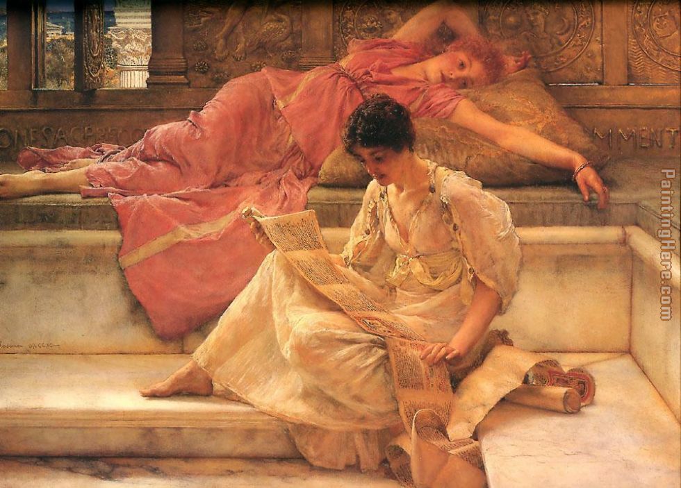 Sir Lawrence Alma-Tadema The Favourite Poet